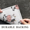thumbnail image 6 of White Cow Happy Pattern Door Rugs,Washable Non Slip Door Mats Indoor,Decorative Door Mats,Entry Mat Indoor for Entrance,Bedroom,Kitchen,Bathroom,16"x47", 6 of 6