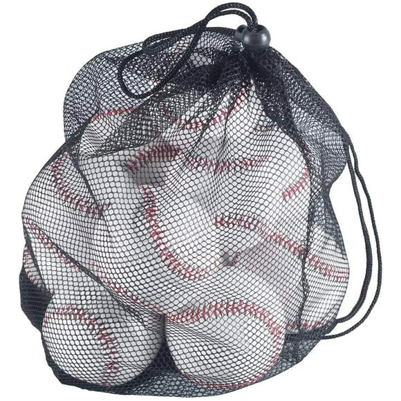 EcoNesxp Fielding unmarked soft practice baseball pitching t-ball 12 pack standard size