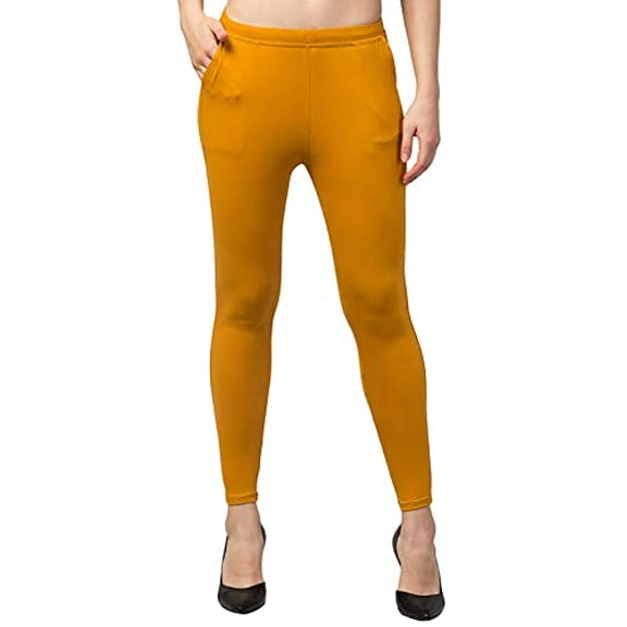 Goggian Lycra Leggings with Pockets for Women