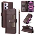 thumbnail image 1 of FOXDOCK Funda tipo Cartera para Xiaomi Redmi Note 12 Pro 5G – Cubierta de Cuero PU con Múltiples Ranuras, Bolsillo para Efectivo y Correa de Muñeca, 1 of 6