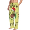 thumbnail image 6 of Pofeuu Avocado Merry Christmas Print Men's Pajama Pants, Soft Lounge Pajama Pants with big pockets for Men Plaid Pj Bottoms-XX-Large, 6 of 6