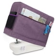 thumbnail image 1 of Sewing Machine Carrying Case for Most Standard Sewing Machine, Universal Travel Tote Bag with 2 Removable Transparent Zipper Pouches for Sewing Supplies, 1 of 9