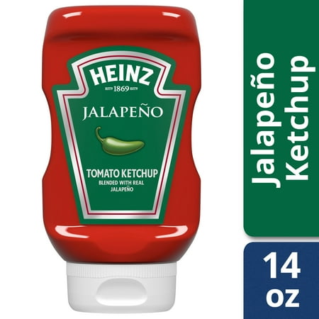 Tomato Jalapeno - (2 Pack) Heinz Jalapeno Tomato Ketchup, 14 oz Bottle