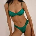 thumbnail image 2 of Women's Bikini Sexy Triangles Swimsuit Set, 2 of 6