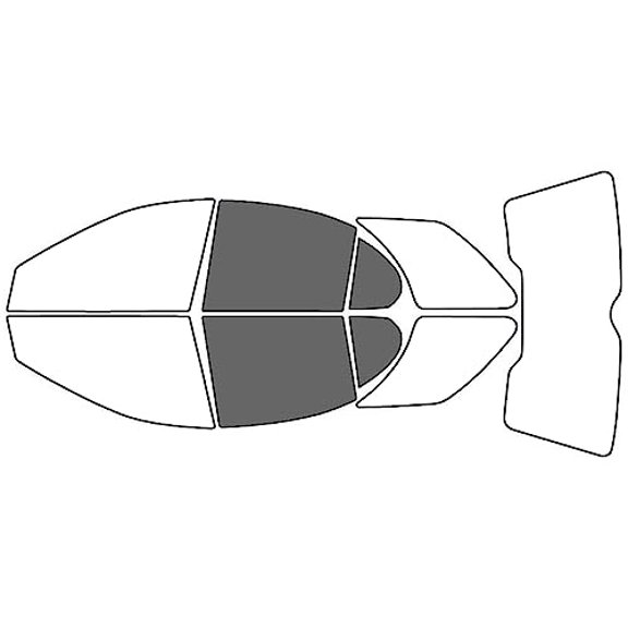 Rvinyl Window Tint Kit Compatible with Saturn S-Series 1996-2001 (Wagon) - Back Precut Kit - 35%
