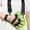 Green+shoulder strap, variant on Finger separation board, stroke hemiplegia, palm spasm, five finger separation correction device, finger rehabilitation training, fixation device, finger recovery