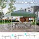 thumbnail image 4 of 10x10 pop-up awning con 1 side wall, 3 adjustable heights, roller bag y 4 green sandbags, 4 of 9