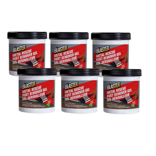 Blaster Metal Rescue Rust Remover Gel 17oz - 6 PK
