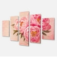thumbnail image 2 of Fleurs de Pivoine contre Dos Griffonné - Impression sur Toile Florale, 2 of 3