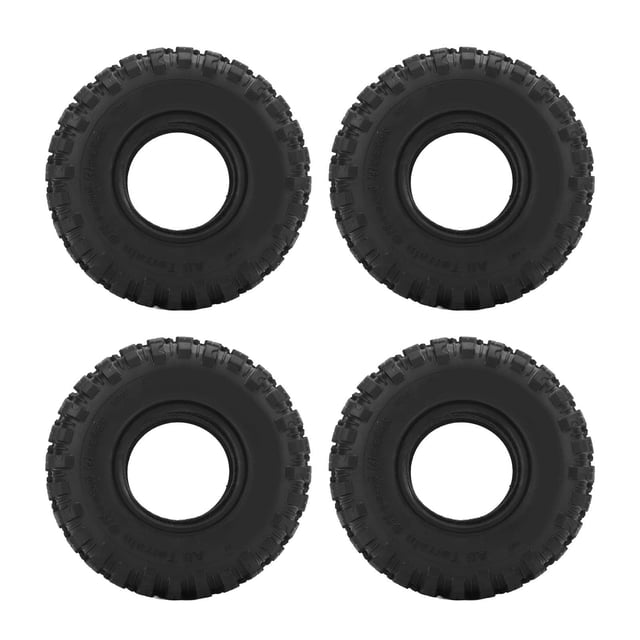 4 neumáticos de goma RC de 2,2 pulgadas con absorción de golpes, ruedas universales sobre orugas RC para coches Traxxas