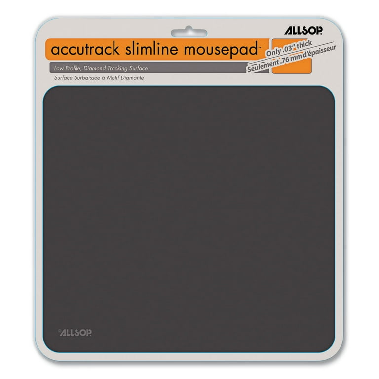 Accutrack Slimline Mouse Pad, X-Large, 11.5 x 12.5, Graphite Accutrack Slimline Mouse Pad, X-Large, 11.5 x 12.5, Graphite