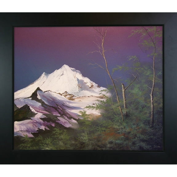 La Pastiche  Jerry Sauls 'Mountain Pass' Framed Fine Art Print