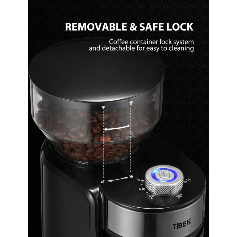 Coffee Grinder Electric, FOHERE Coffee Bean Grinder with 18