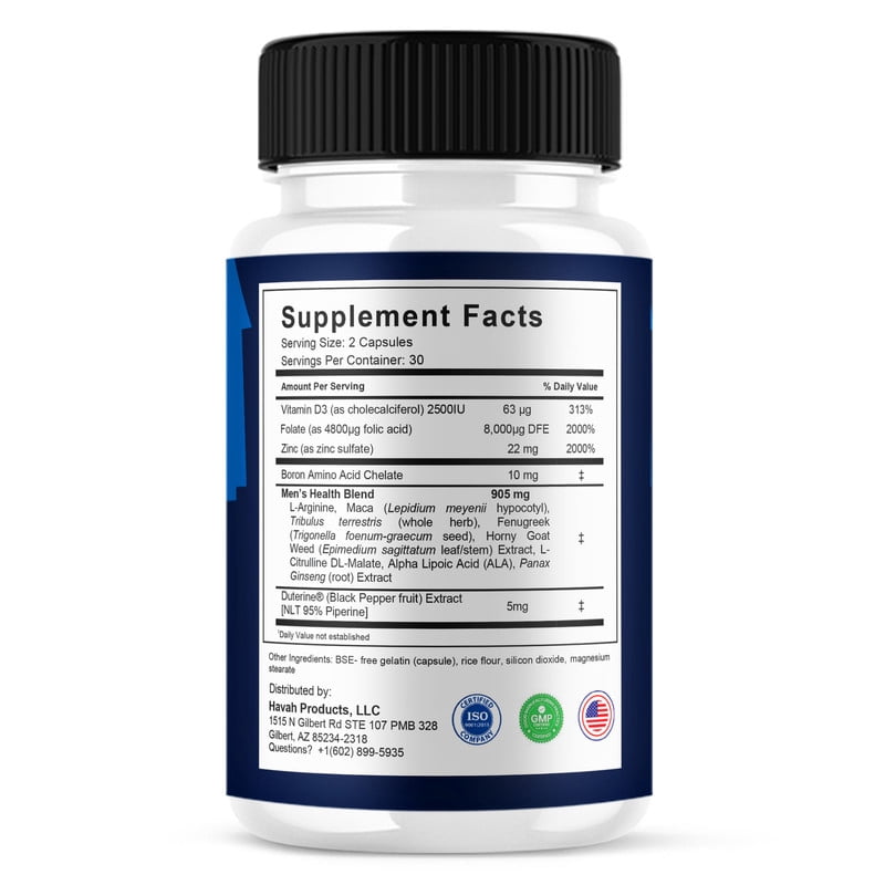 Horsefil Overall Support Capsules, Horsefill Male Supplement (60 Capsules)