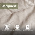 thumbnail image 4 of 7 Piece Jacquard Comforter Set Navy King, 4 of 14