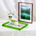 thumbnail image 2 of Hyasfey Floating Photo Frame Horizontal Vertical Neon Acrylic Home Gallery Office Wall Mount Desktop Standing Decorative Picture Poster Display Frame, 2 of 8