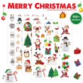 thumbnail image 4 of 40x Cartoon Christmas Pattern DIY Stickers Children's Gift Snowflake Santa Clau>, 4 of 8