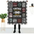 thumbnail image 6 of 75th Birthday Gifts for Men Blanket 60"x 50", Gifts for 75 Year Old Man, 75 Year Old Birthday Gifts for Men, 1949 Birthday Gifts for Men, 75th Birthday Gift Ideas for Men, 6 of 6