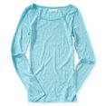 thumbnail image 1 of Camiseta básica Aeropostale de Manga larga jaspeada verde talla mediana, 1 of 1
