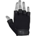 thumbnail image 5 of Weightlifting Gloves Palm Grip Half Finger Body Building Gym Glove for Exercise Training Fitness Workout Men's/Women's Black X-Large, 5 of 7