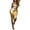 Gold, variant on Riforla Women's Solid Color Metallic Shiny Halter Neck Jumpsuit Sexy Clubwear Romper Jumpsuits for Women Silver L