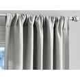 thumbnail image 5 of (2 pack) Mainstays Southport Light Filtering Rod Pocket Textured Curtain Panel, Set of 2, Silver, 40” W x 63” L, 5 of 9