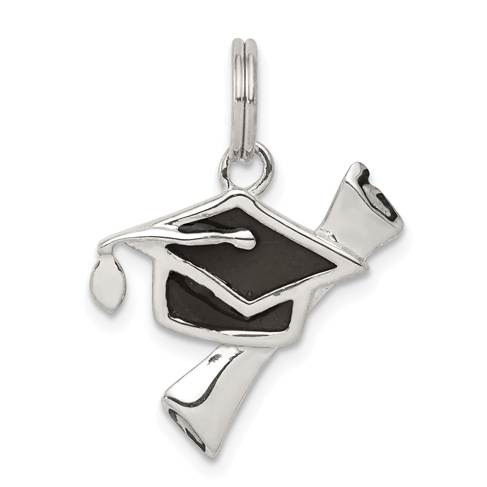 Breloque Cœur En Argent 925 Avec Zircon Bleu - Pour Bracelet Ou Collier, Coffret Cadeau, Taille 0,8x0,4 Cm