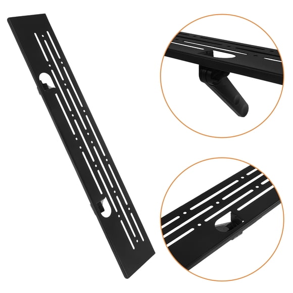 OULII Estante Para Pantalla De TV Con Soporte Sin Taladro Para Router Y Accesorios En Color Negro