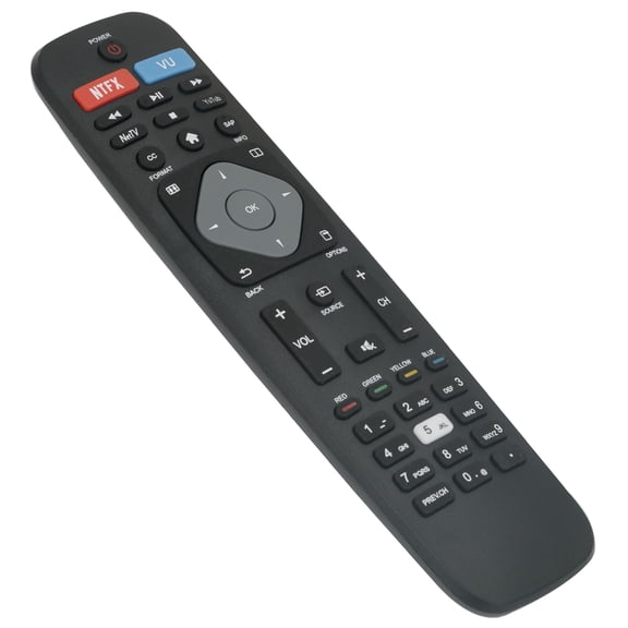 Philips Remote Control, for 50PFL4901/43PFL4902/50PFL5601, Black