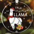 thumbnail image 1 of Adorno colgante SUCHAGIGFT Llama, acrílico, 9 cm, Navidad, 1 of 7