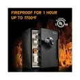 thumbnail image 3 of Sentry Safe Fire-Safe with Combination Access, 2 cu ft, 18.6w x 19.3d x 23.8h, Black, 3 of 4