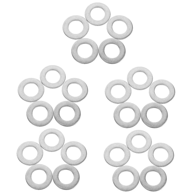 10 Pcs Rondelles Plates en Acier Inoxydable Anti-Desserrage Rondelles pour Réparation Générale Fixations à Vis Rondelles Plates en Acier Inoxydable Petites Rondelles Rondelles de Rechange Joints Plats Trousse de Rondelle