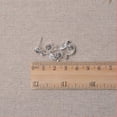 thumbnail image 5 of Wedding Jewelry Set Bride Rhinestone Jewelry Set Silver Plated Butterfly Choker Necklace Earrings Set Jewelry For Women Girls, 5 of 5