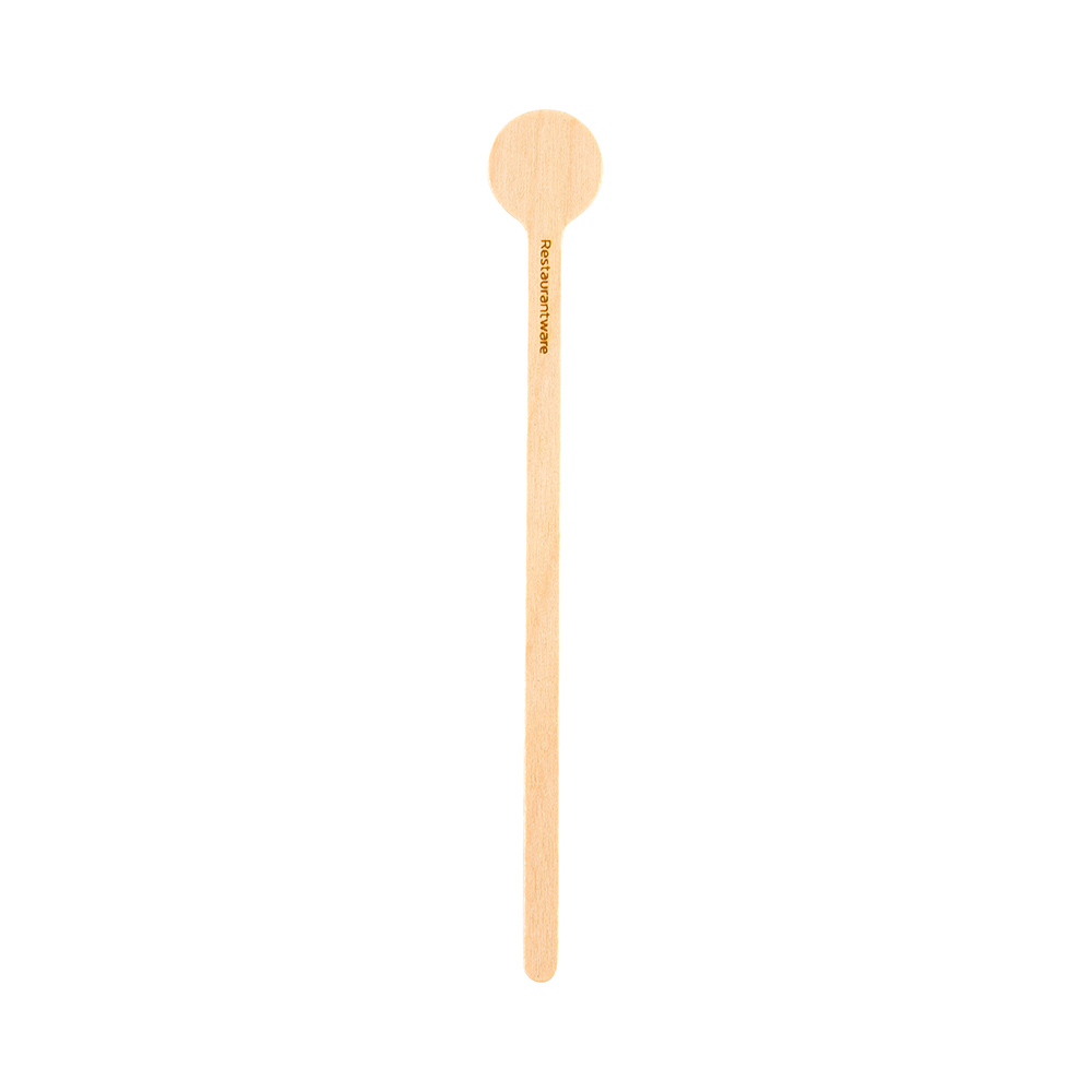 Natural Wood Coffee Stirrer 6" 100 count box