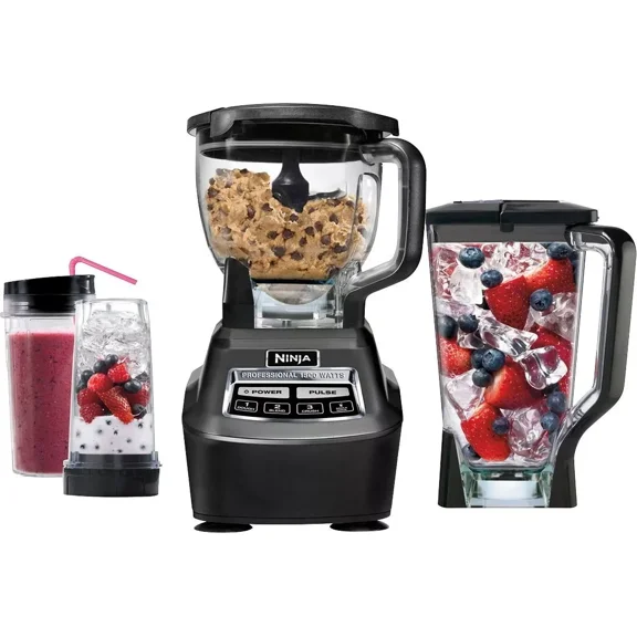 Ninja0 - Mega Kitchen System 72-Oz. Blender - Black