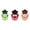 618# Red,Green,Orange, variant on 3Pcs Fruit Star Shape Fondant Cake Cookie Plunger Mould Mold Cutter Tools 3Pcs Fruit Star Shape Fondant Cake Plunger Mould Cutter Tools