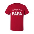 thumbnail image 2 of Wild Bobby My Favorite People Call Me PAPA Father's Day Men Graphic Tee, Red, X-Large, 2 of 5