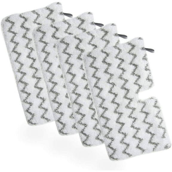 SkyAuks Replacement Mop Pads for Shark Steam Pocket Mop S3500 Series S3501 S3601 S3550 S3801 S3901 SE450 S3601D S3901D(4-PACK)