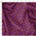 thumbnail image 4 of Soimoi Purple Cotton Voile Fabric Shells Ocean Fabric Prints By Yard 56 Inch Wide, 4 of 6