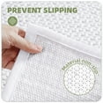 thumbnail image 6 of PABUBE Bathroom Rug, Non Slips Bath Mat, Machine Washable Bathroom Mat, Soft Absorbent Bathmat Bath Rug, Bathroom Rug and Mat for Bathroom Floor (20"x32",White), 6 of 10