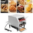 thumbnail image 3 of Miumaeov Commercial Conveyor Toaster 300 Slices/Hour Stainless Steel Industrial Toasters Conveyor Belt Toasters with Bread Clip for Restaurant Bakery, 3 of 12