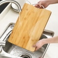 thumbnail image 2 of Wholesale Food-Grade Solid Wood Chopping Board: 24x34CM Rectangular Design for Meat, Fruits & Dough Rolling – Durable, Easy-Clean Kitchen Essential for Home & Commercial Use, Compact Storage-Friendly, 2 of 5