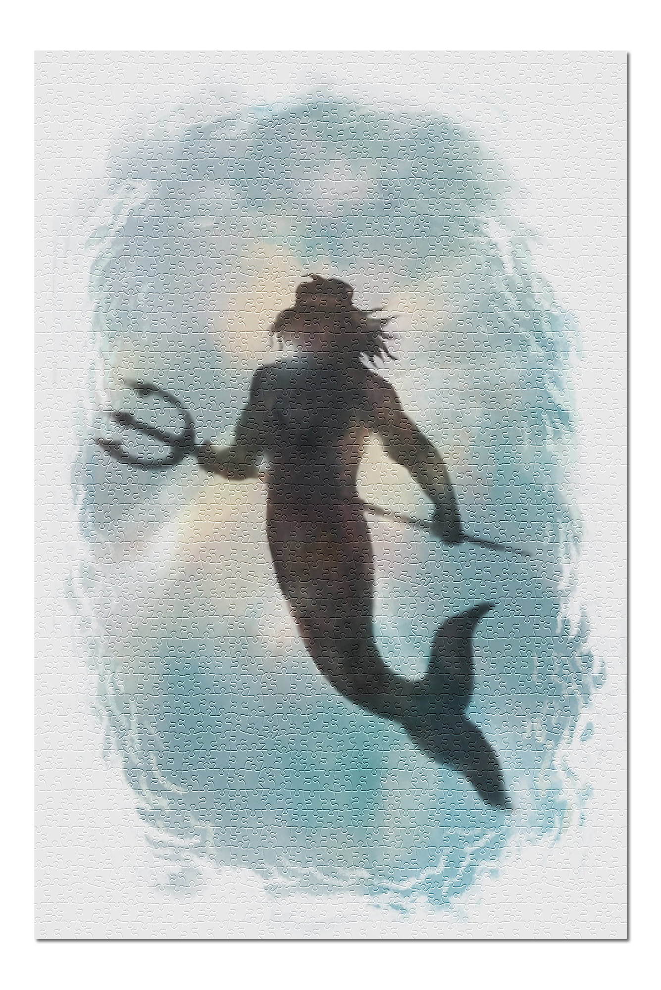 Merman Underwater (20x30 Premium 1000 Piece Jigsaw Puzzle, Made in USA!)