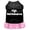 Black W/Light Pink, variant on Pet Dog Cat Dress Screen Printed, "High Maintenance"