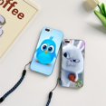 thumbnail image 2 of Zte Blade L5 L5Plus L7 A320 L8 M2 M2Lite cubierta Panda Minions Doraemon funda impresa con correa, 2 of 4