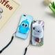thumbnail image 2 of Zte Blade L5 L5Plus L7 A320 L8 M2 M2Lite cubierta Panda Minions Doraemon funda impresa con correa, 2 of 4