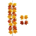 thumbnail image 4 of AuroraX Halloween Artificial Maple Leaves Vines Fall Harvest Festival Ornaments Hanging Farmhouse Outdoor Garden Fall Yard Decoration for Home, 4 of 8