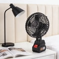 thumbnail image 5 of Portable Cordless Fan Compatible, 48V Battery-powered Cooling Fan for Desks Jobsite nightstands crowded tents Outdoor Camping Travel, Pow erful Air Circulation at Work,Quiet & Efficient, 5 of 7