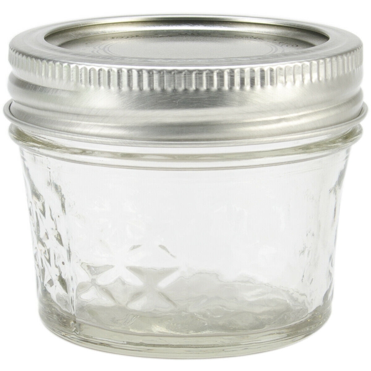 Ball Quilted Crystal Jelly Jar4oz