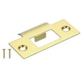 thumbnail image 1 of Uxcell Universal Latch Strike Plate with Screw for Door Gold, 1 of 6
